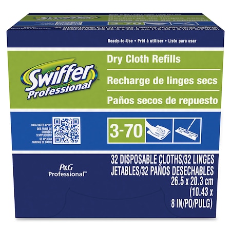 Swiffer Sweeper Refill Dry Cloths, PK 32 PGC33407